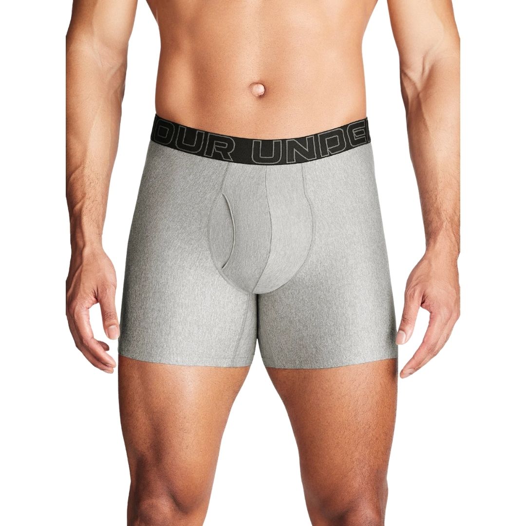 Bóxer Deportivo para Caballero UA Performance Tech Solid 6" (3 Unidades)
