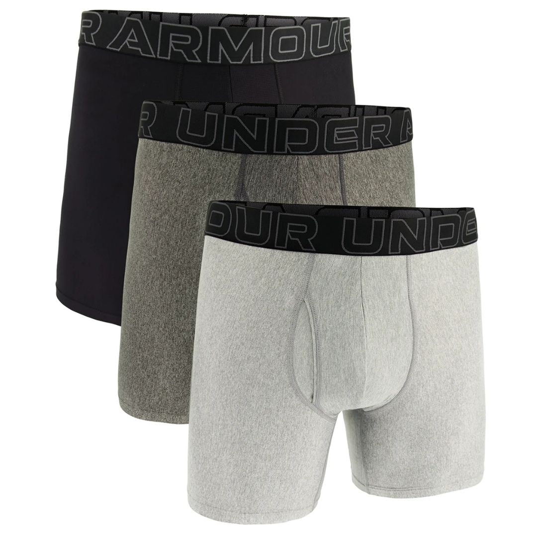 Bóxer Deportivo para Caballero UA Performance Tech Solid 6" (3 Unidades)
