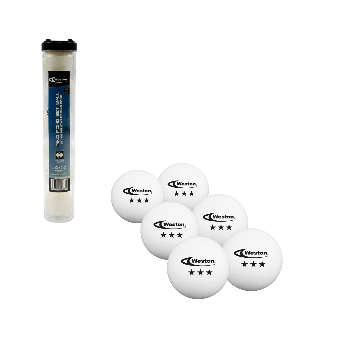 Set de 6 Pelotas de Ping Pong 3 Star
