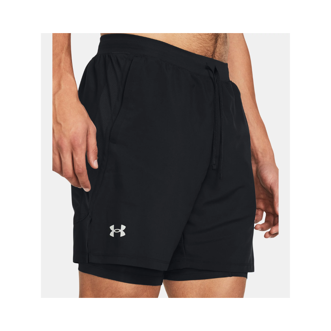 Short para Caballero UA Launch 2 en 1  7"