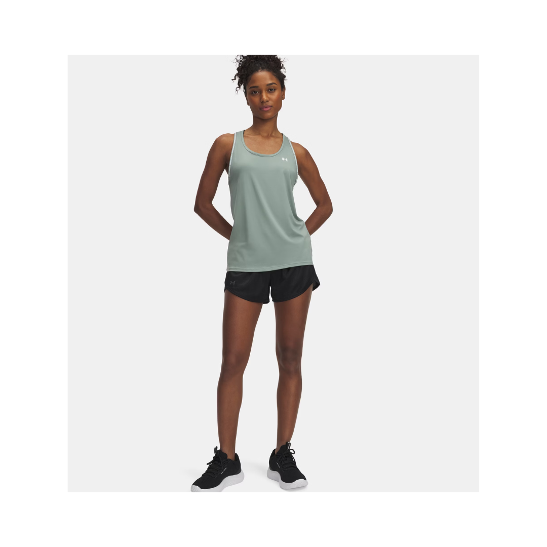 Short para Dama UA Tech Play Up Shine 3&quot;