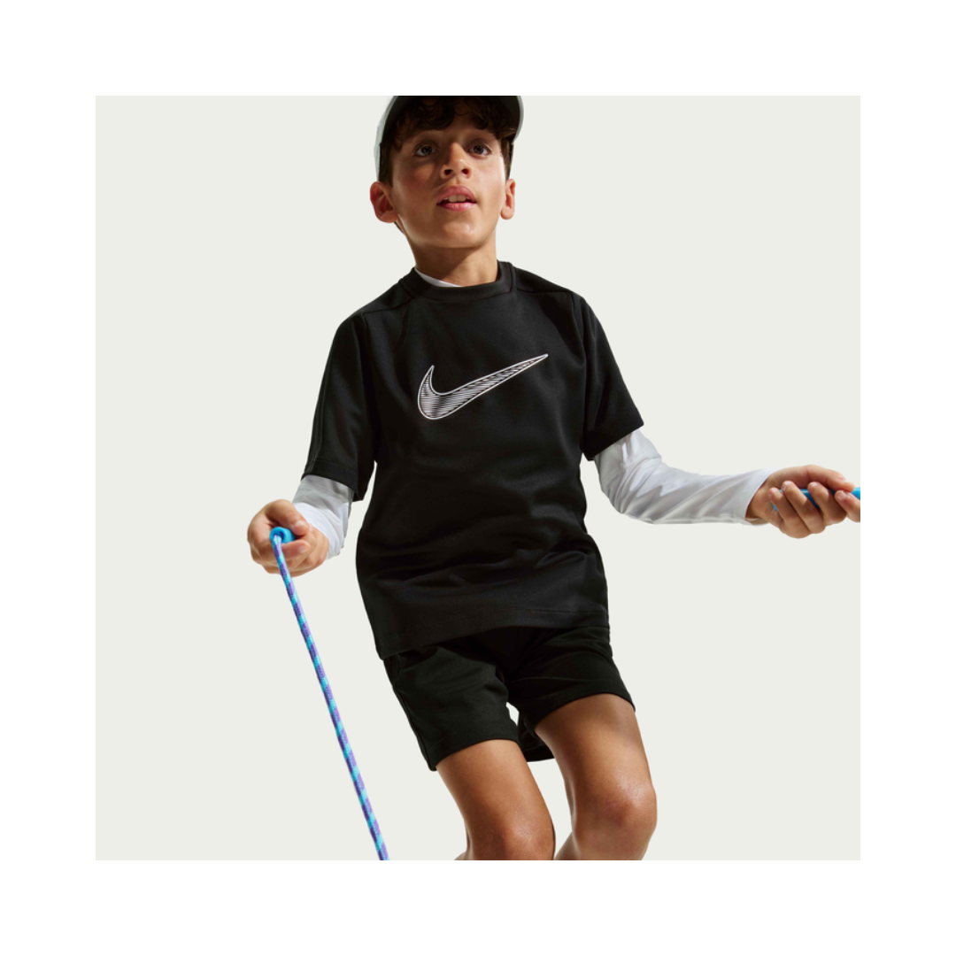 Franela Manga Corta para Niño Nike Multi