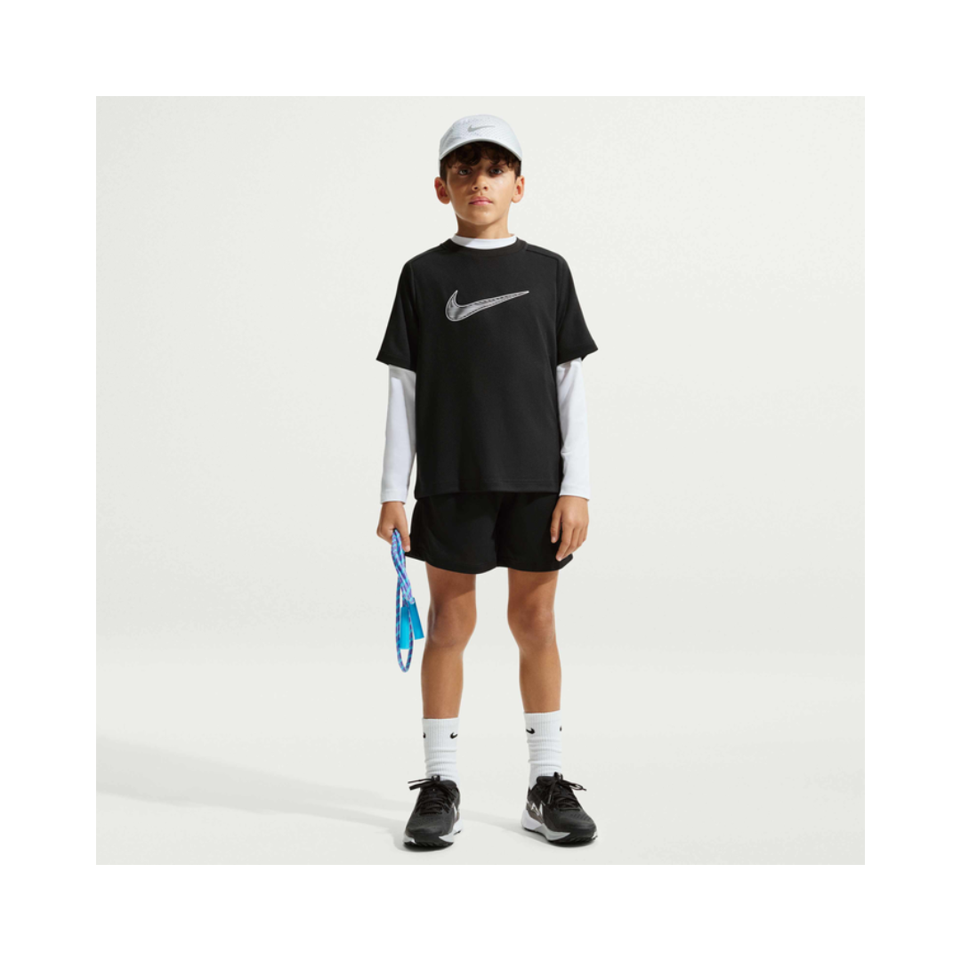 Franela Manga Corta para Niño Nike Multi