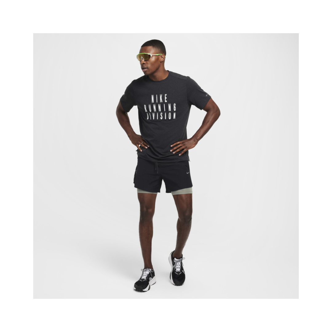 Short para Caballero Stride Running Division 2in1 5"