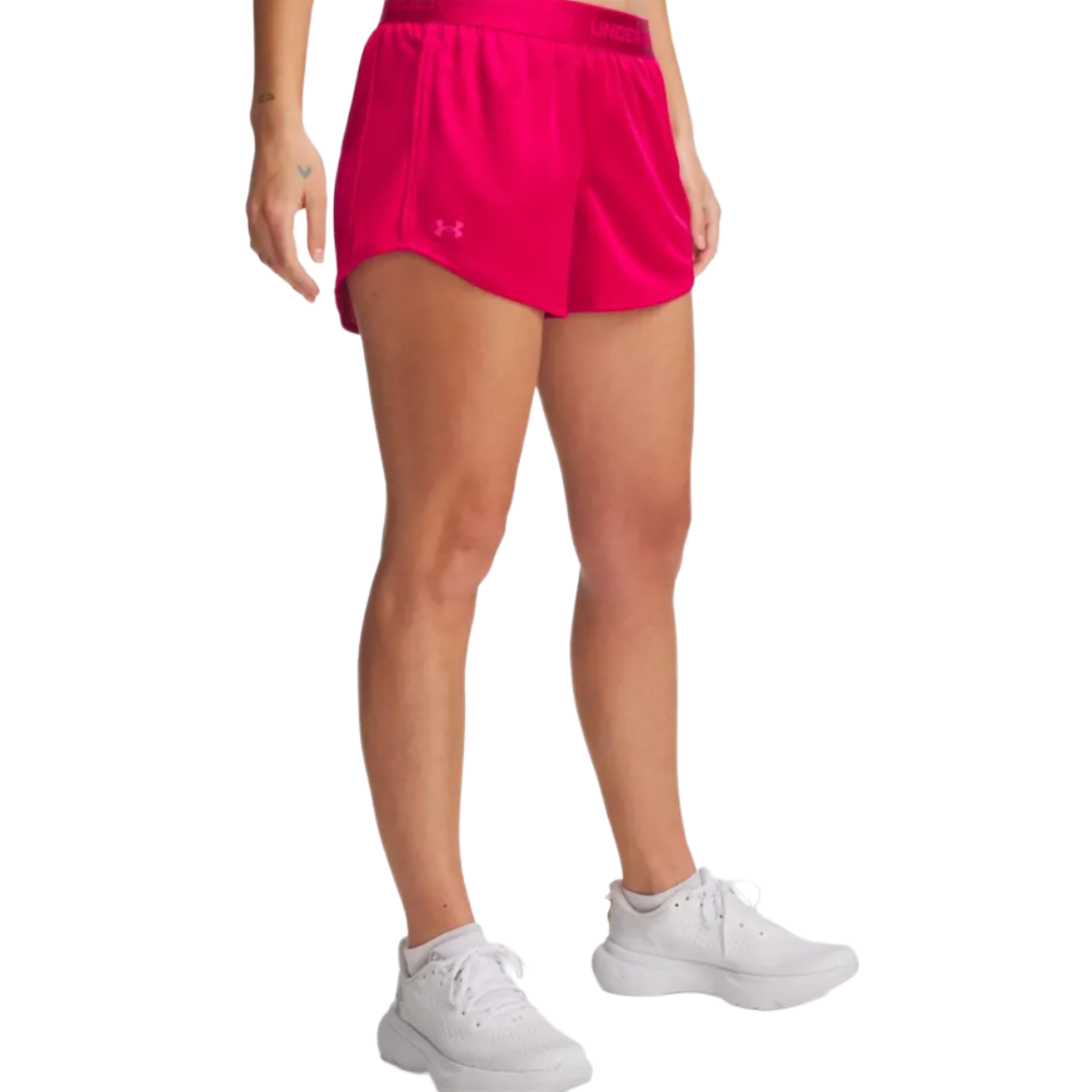 Short para Dama UA Tech Play Up Shine 3&quot;