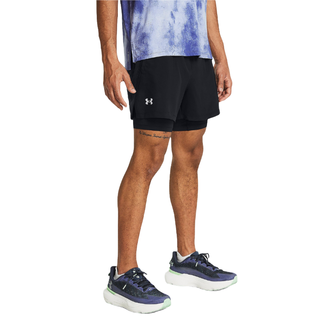 Short para Caballero UA Launch 2 en 1  5"