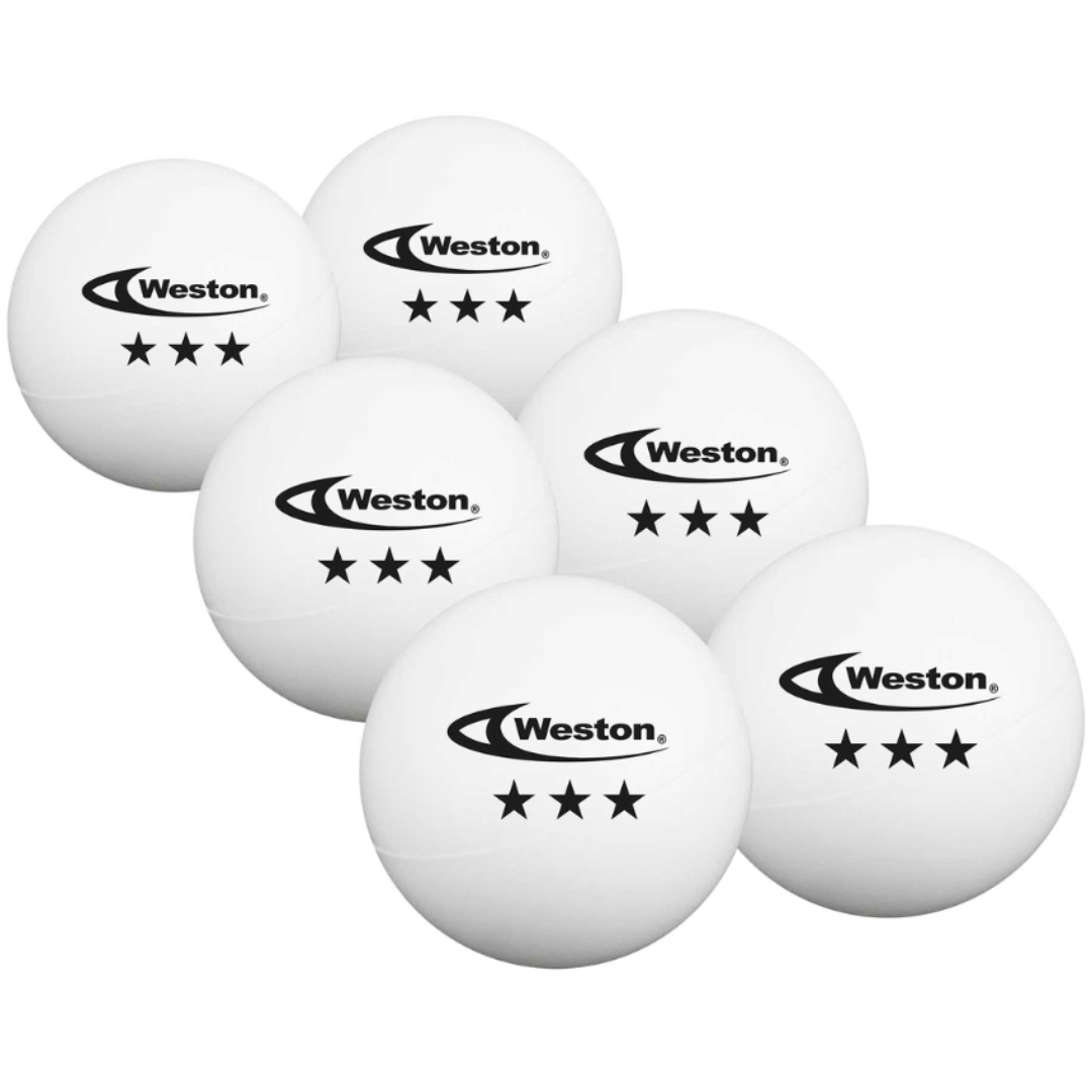 Set de 6 Pelotas de Ping Pong 3 Star
