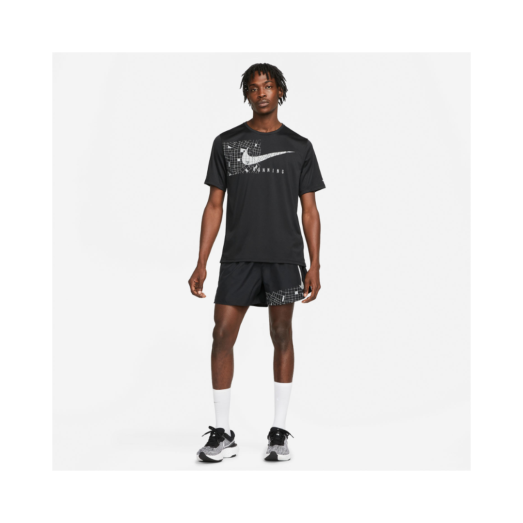 Franela Manga Corta para Caballero Dri-Fit UV Miler Run