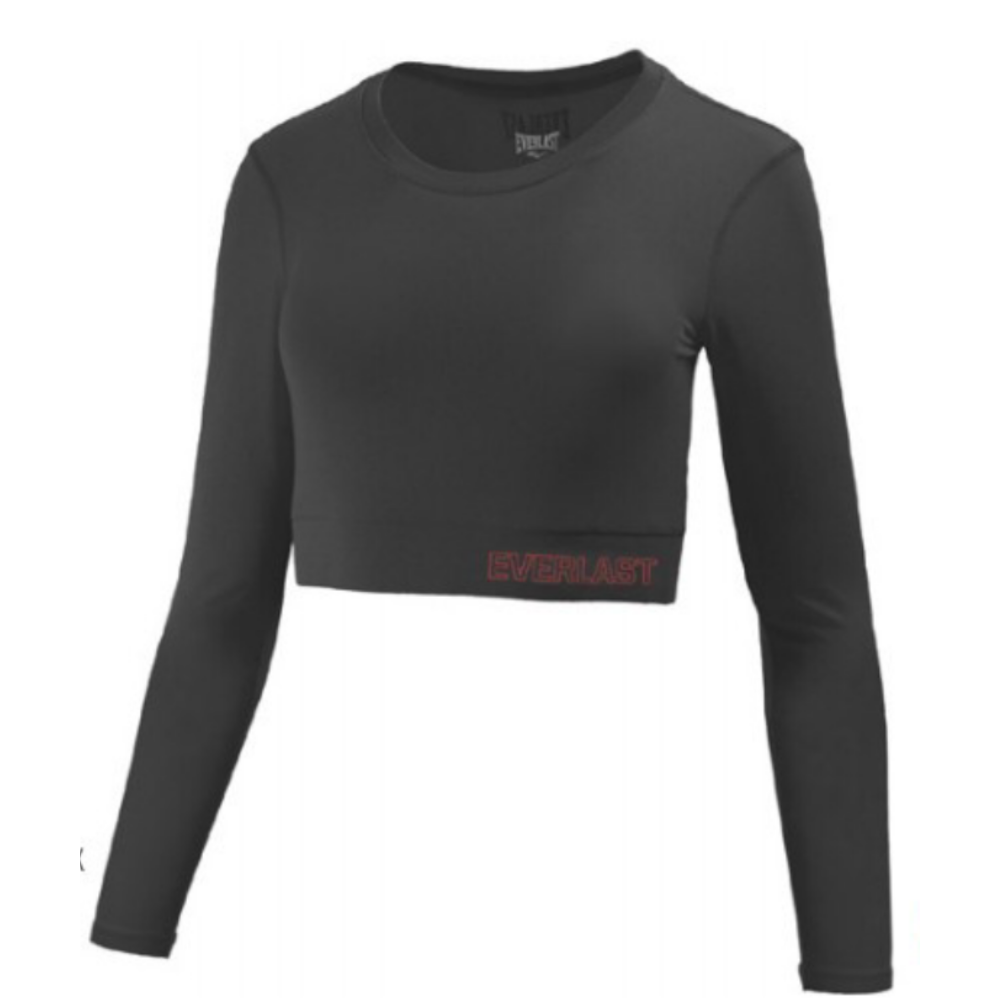 Franela Manga Larga para Dama Crop Top