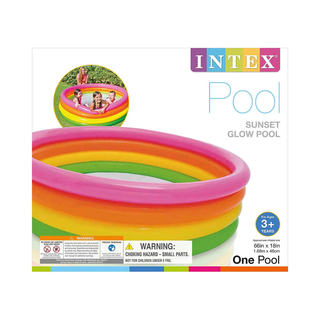 Piscina Inflable de Niños Sunset Glow (163 Galones)