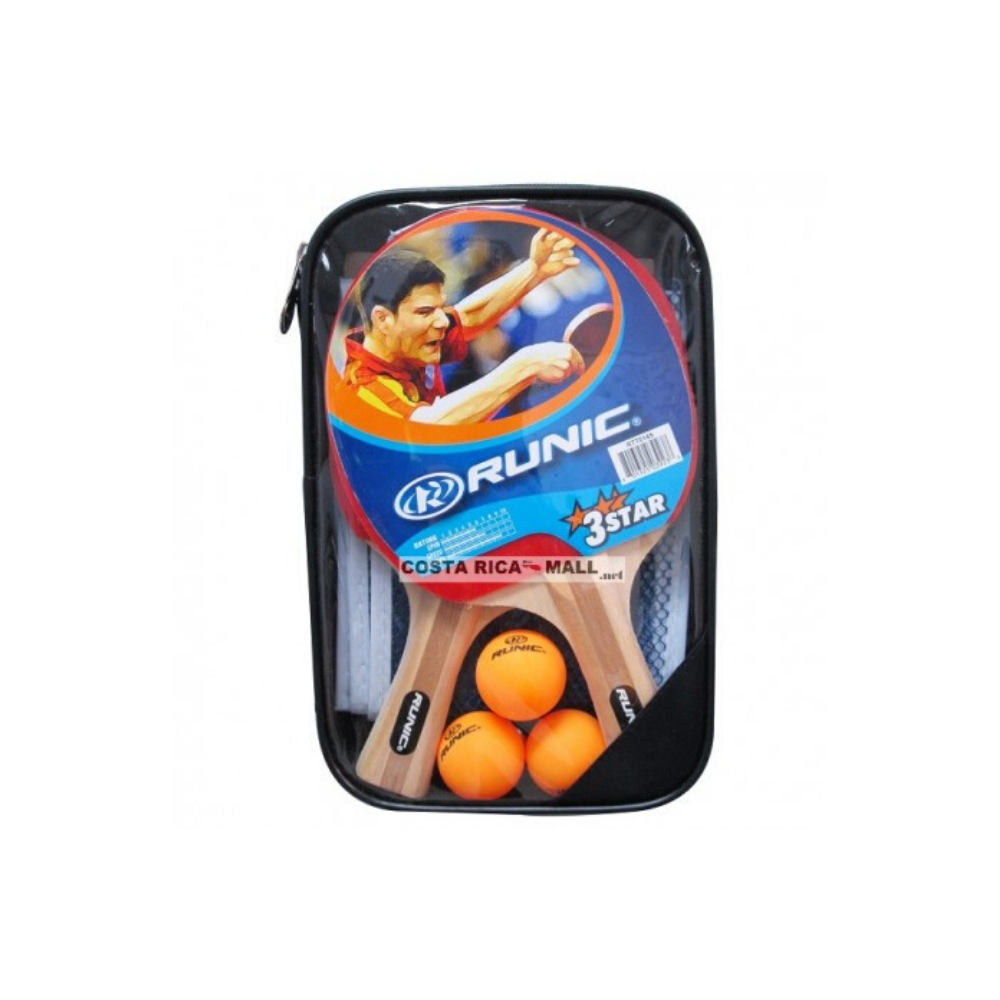 Set de 2 Raquetas y 3 pelotas de Ping Pong